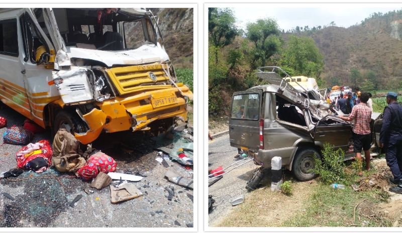 काभ्रेमा भारतीय तीर्थयात्री बोकेको बस र सुमो एकापसमा ठोक्कियो, ५ जनाको मृत्यु