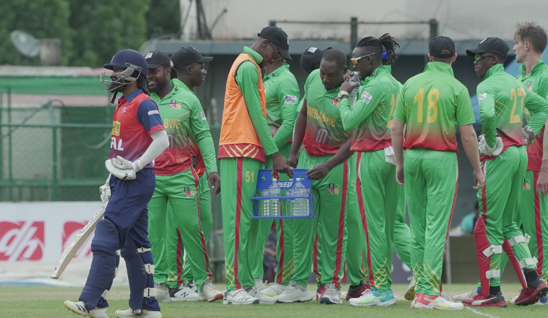 जिम्बावे ए विरुद्ध पहिलो एकदिवसीय खेलमा नेपाल ३ विकेटले पराजित