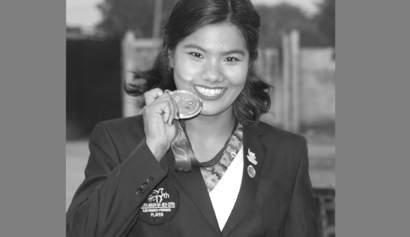 सागकी स्वर्ण पदक विजेता सञ्जु चौधरी मृत फेला